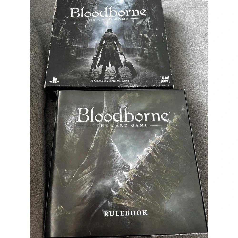 Bloodborne The Card Game CMON PS4 Eric Lang Incomplete Sleeved Cards OOP